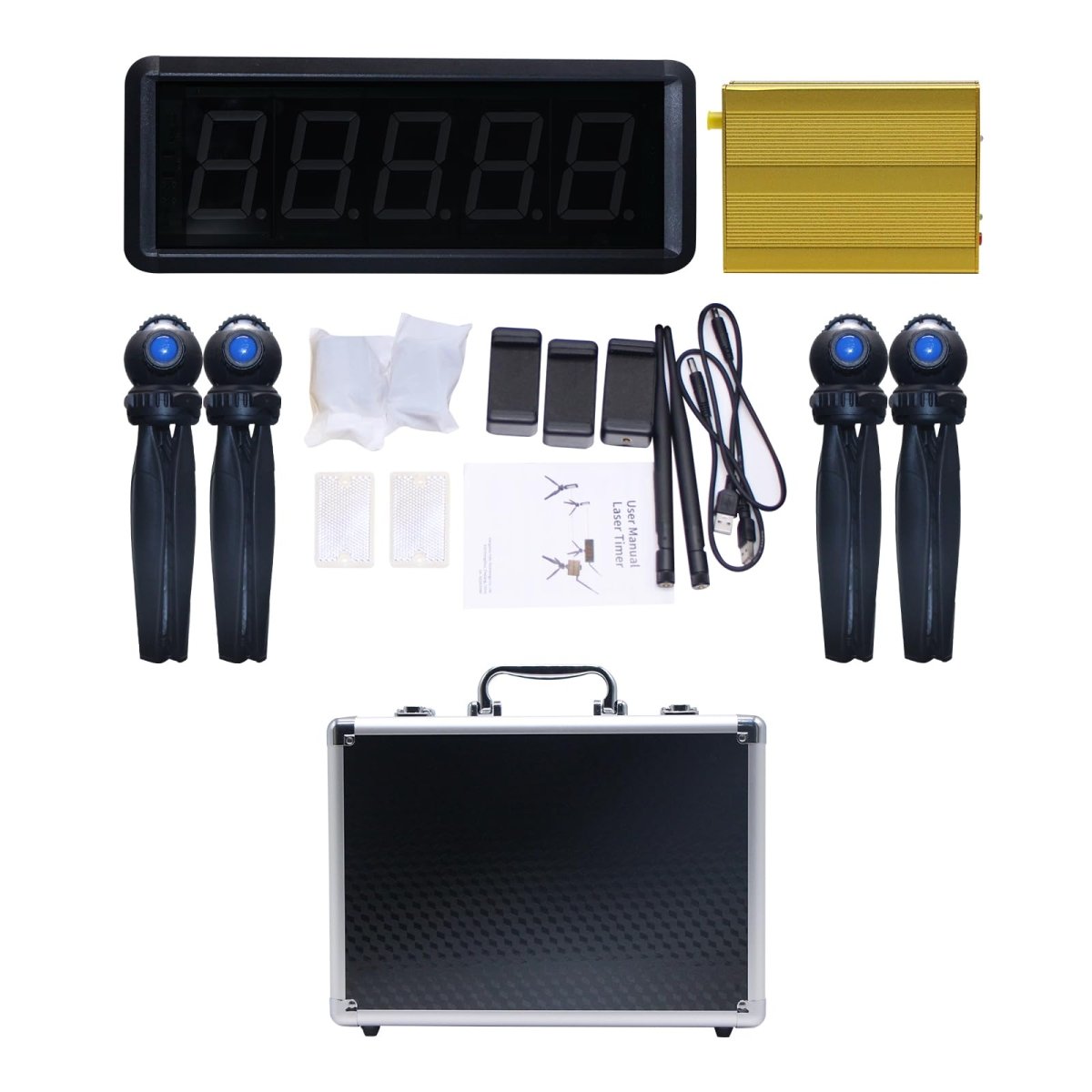 Laser Timer for Track 40 60 Yard Dash, Laser Sprint Timer System, Running Timer Racing Timer Race Clock Stopwatch for Speed Training - Your Performance Shop