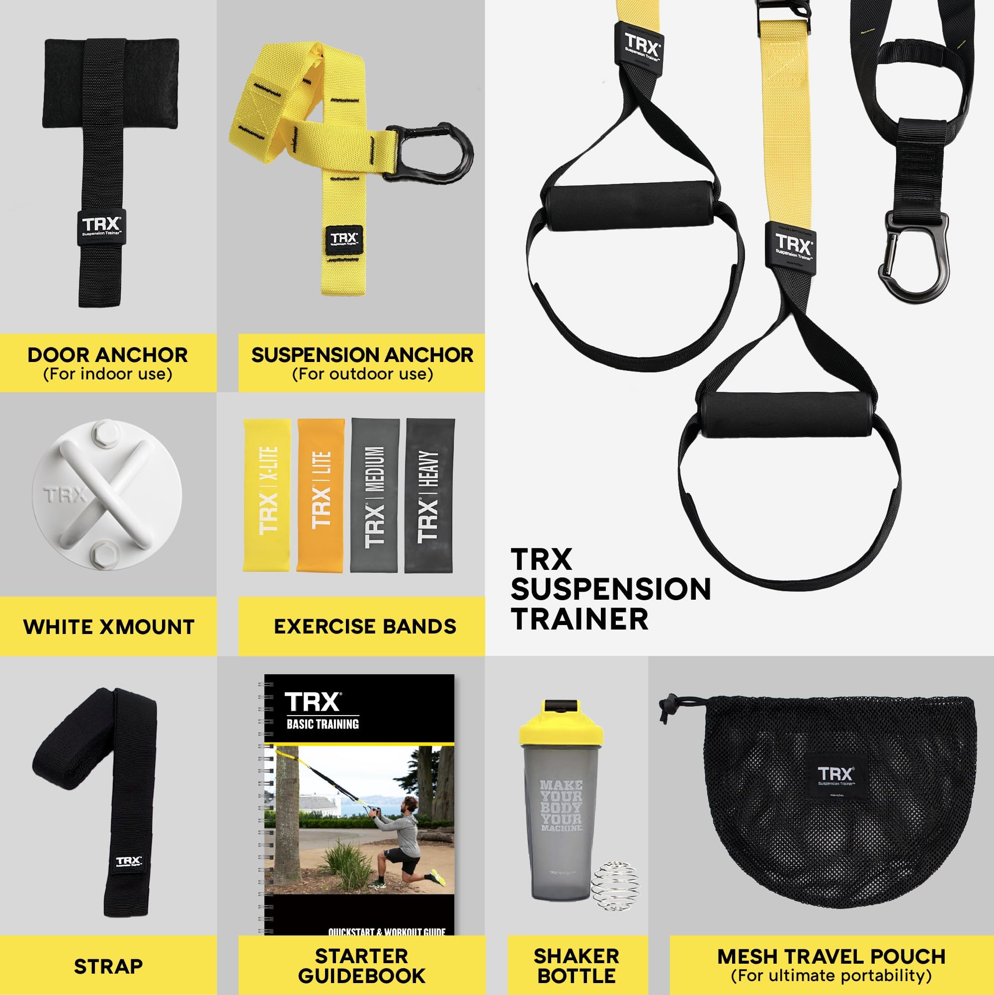 TRX Training All-in-One Suspension-Trainer Exercise Equipment