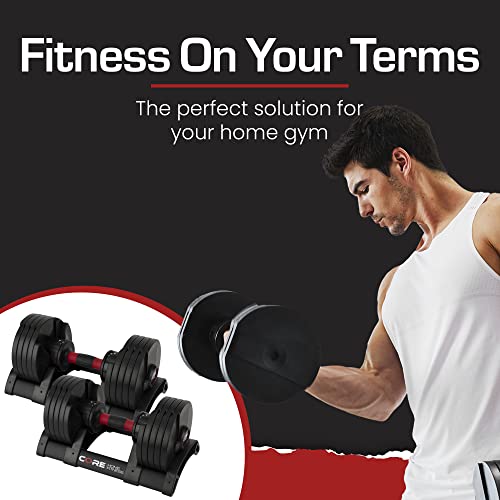 Adjustable Dumbbell Weight Set - Space Saver - Dumbbells for Your Home - Your Performance Shop