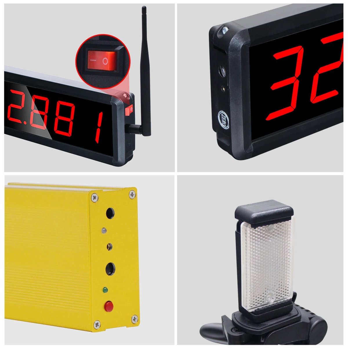 Laser Timer for Track 40 60 Yard Dash, Laser Sprint Timer System, Running Timer Racing Timer Race Clock Stopwatch for Speed Training - Your Performance Shop